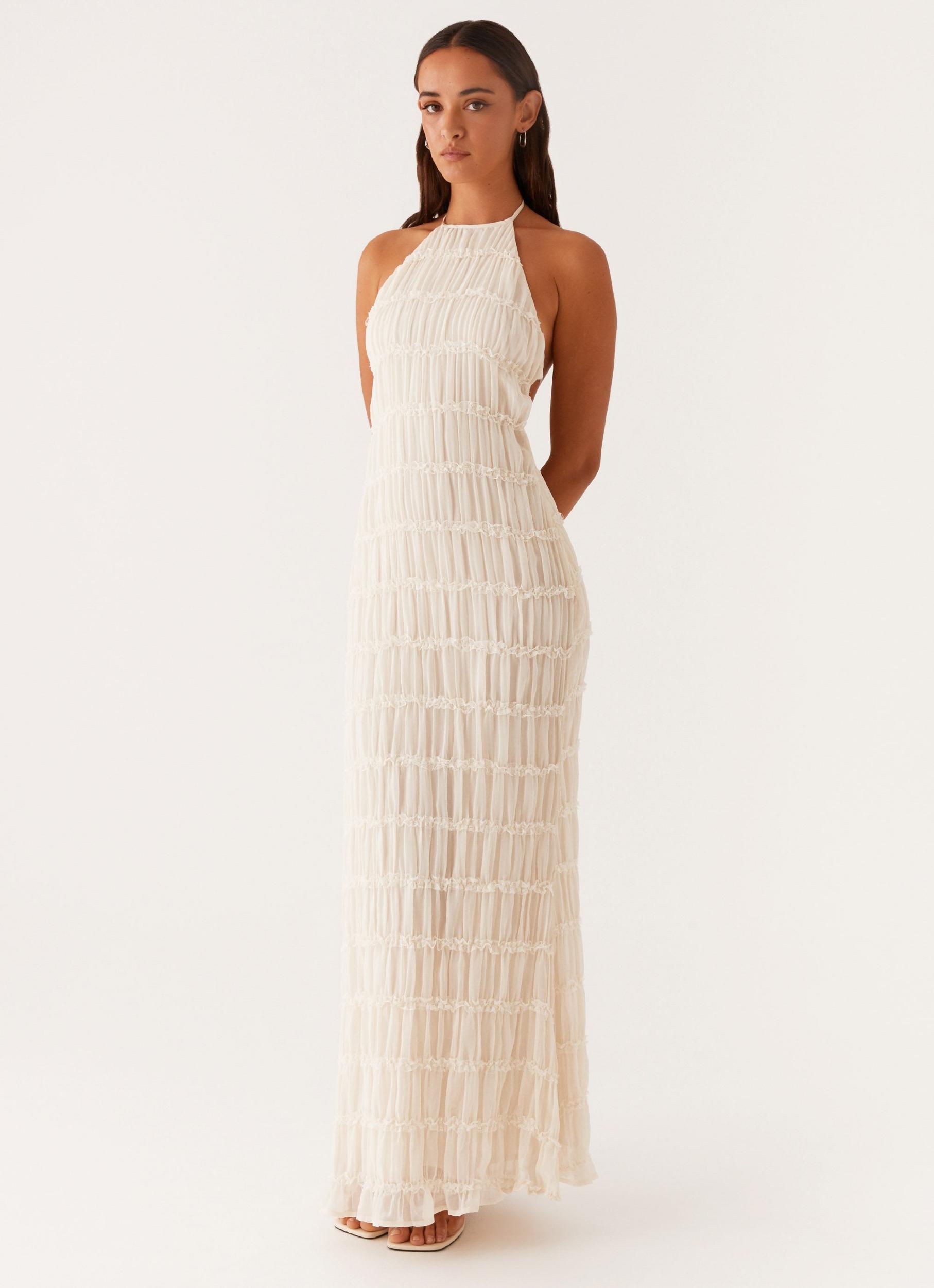 Aullie Maxi Dress - Ivory Product Image