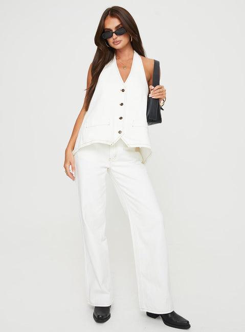 Hills Halter Top Porcelain Product Image