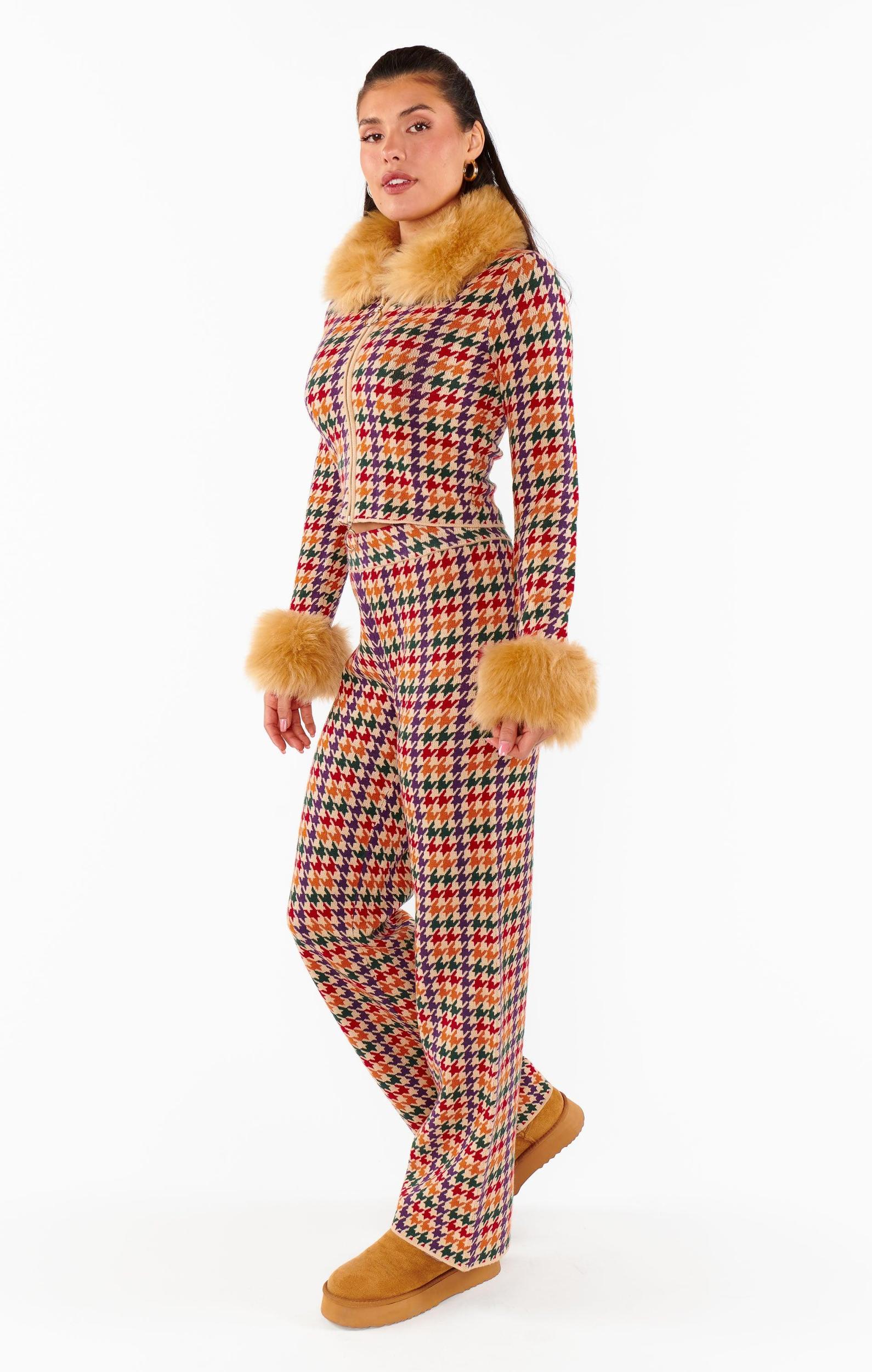 Zermatt Sweater Pant ~ Valley Houndstooth Knit Product Image