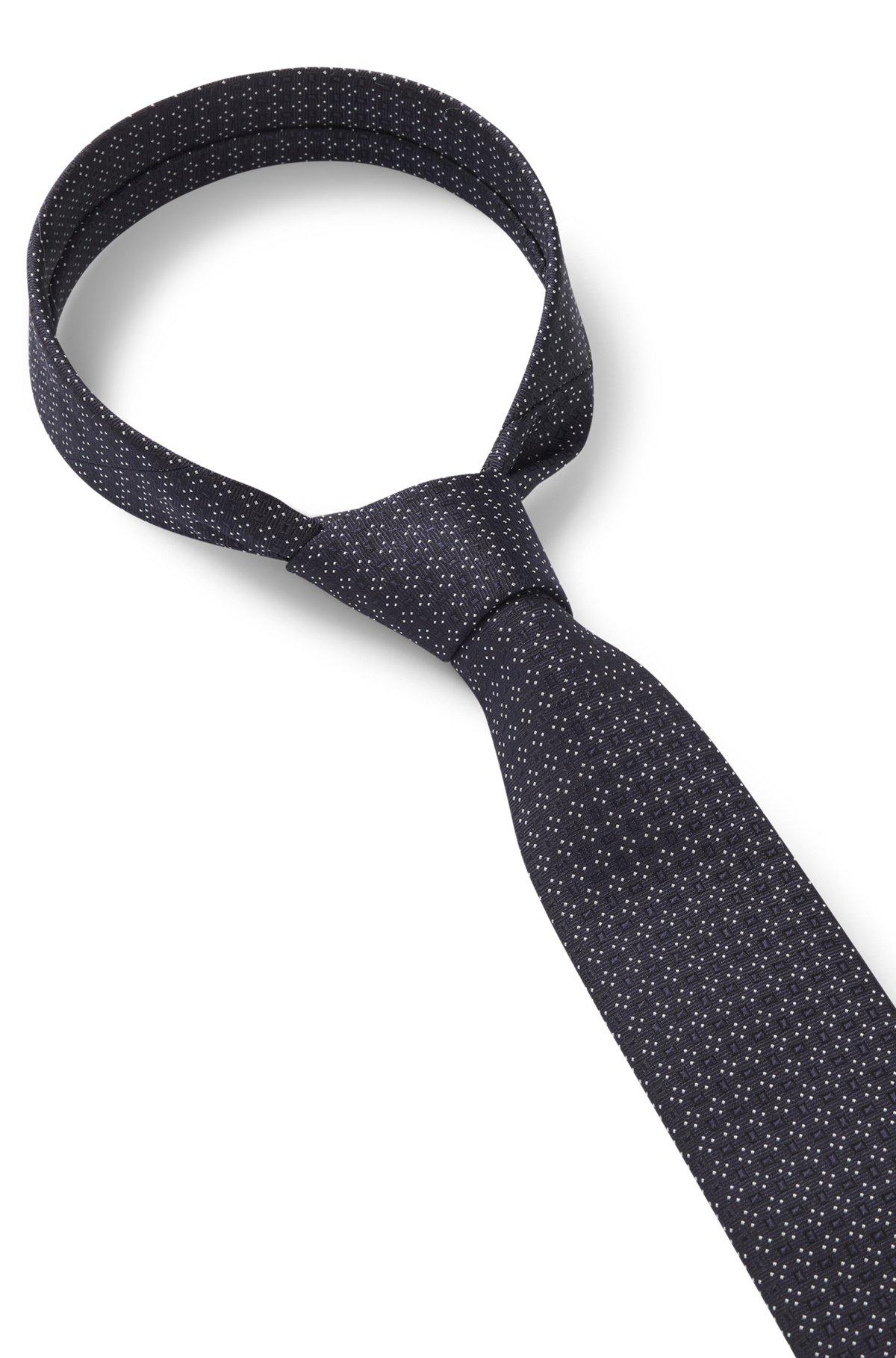 Formal tie with all-over jacquard pattern Product Image