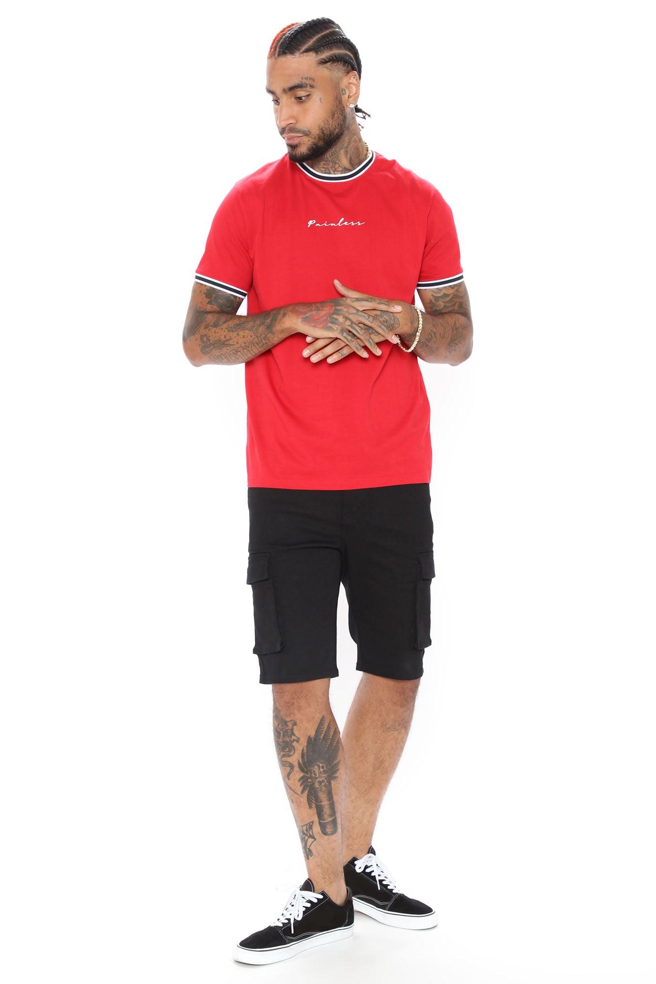Painless Short Sleeve Tee - Red Product Image