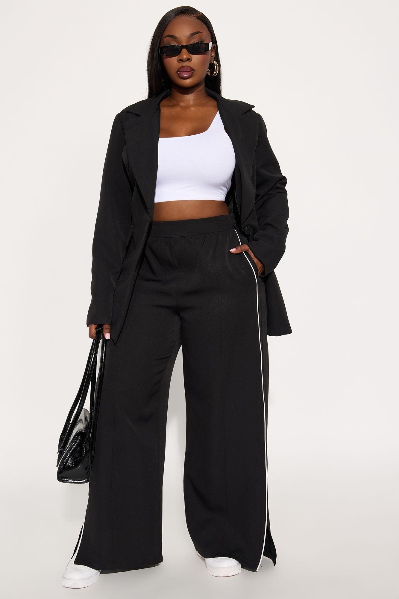 High Investment Track Trouser Pant - Black Female Product Image