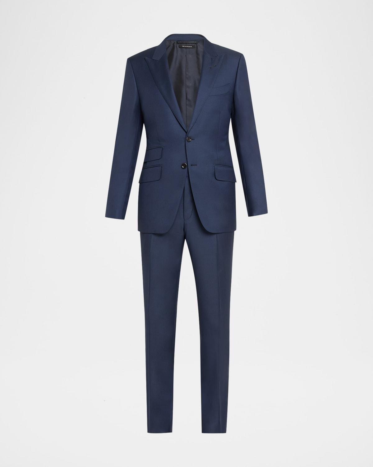 Mens Modern Fit Sharkskin Suit Product Image