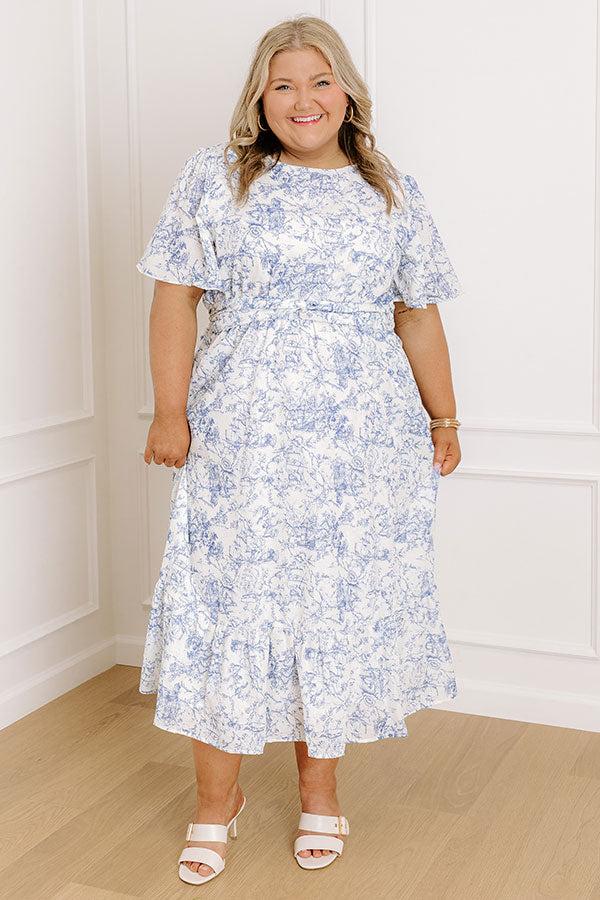 Sail And Petals Midi Dress Curves Product Image