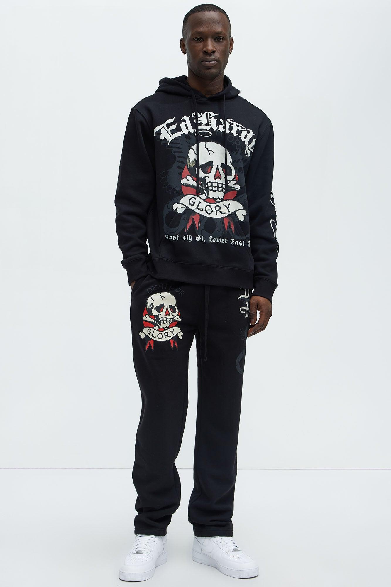 Ed Hardy Skull Glory Hoodie - Black Product Image