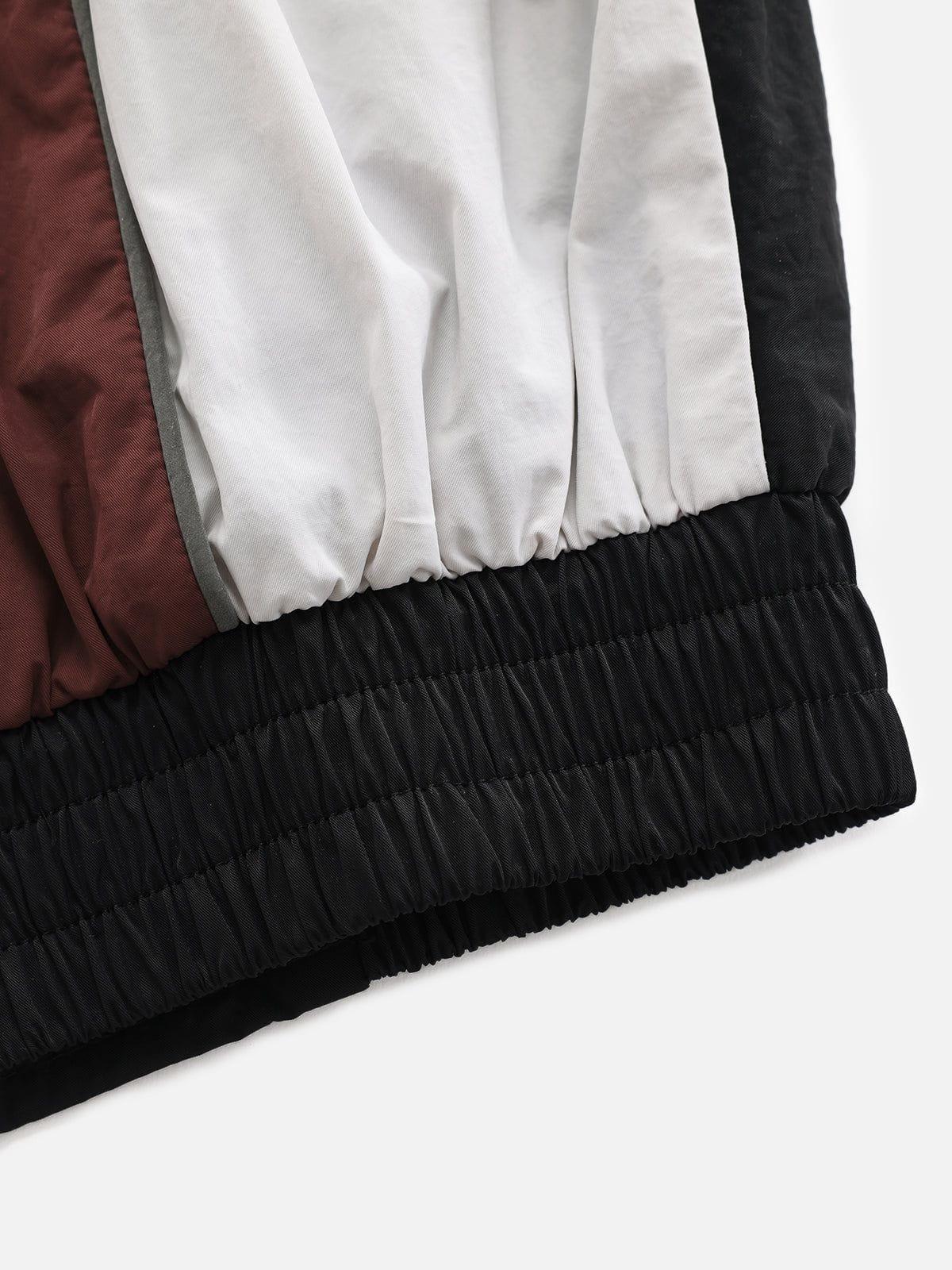 Aelfric Eden Patchwork Wrinkle Cropped Jacket Female Product Image