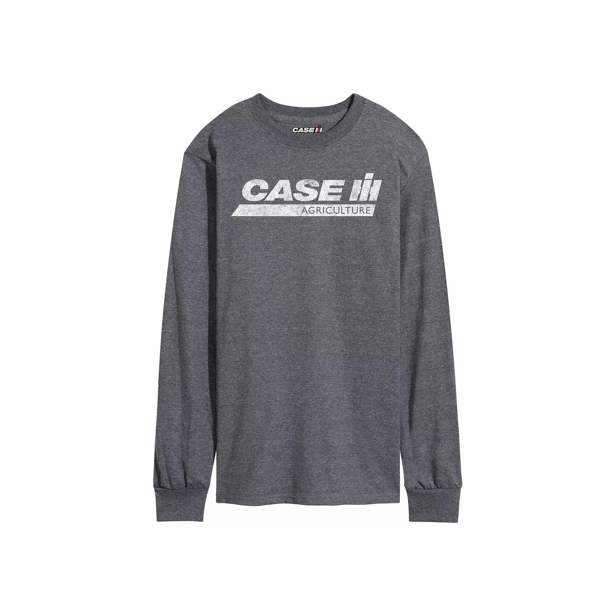 Men's Case IH Logo Distressed Long Sleeve,  Product Image