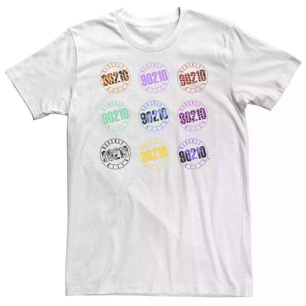 Big & Tall Beverly Hills 90210 Colored Logo Collage Tee, Men's,  Product Image