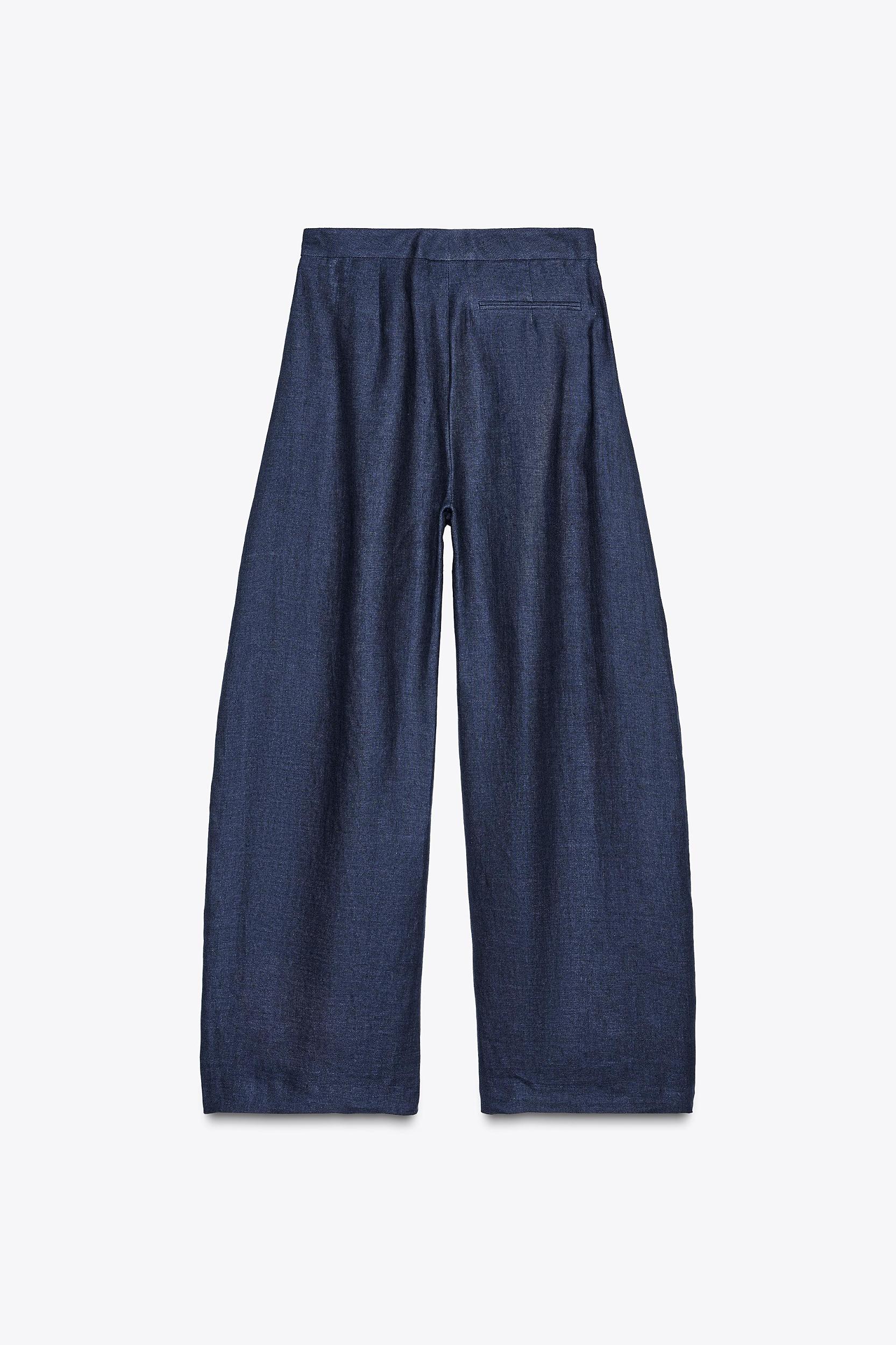 ZW COLLECTION LIMITED EDITION 100% LINEN PANTS Product Image
