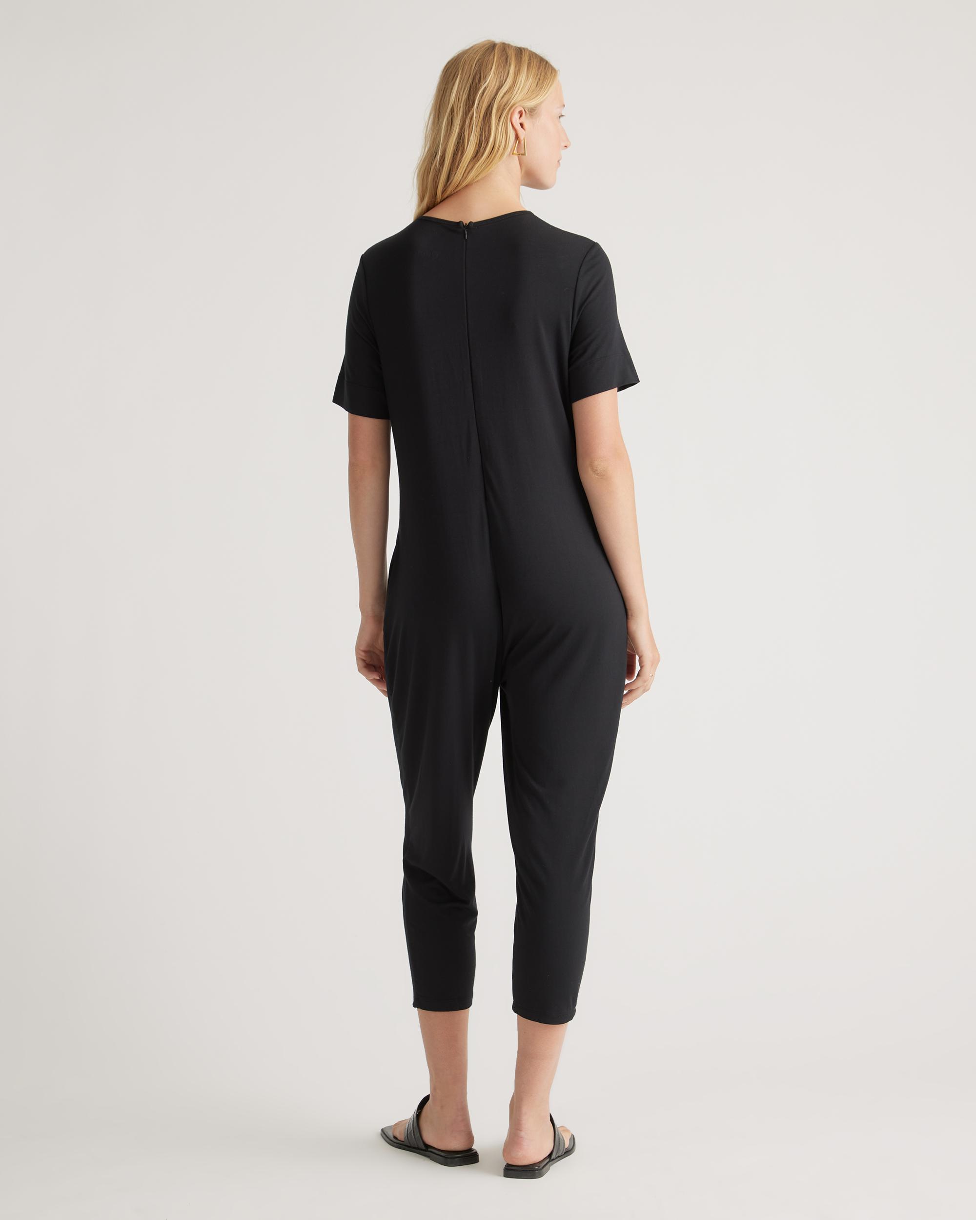 Quince | Women's Bamboo Jersey Maternity Everyday Jumpsuit Product Image