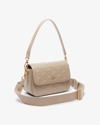 Maheki Embossed Leather Shoulder Bag Product Image