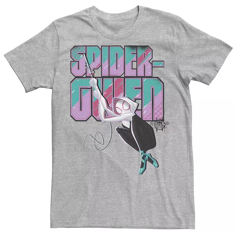 Men's Marvel Spider-Man Into The Spiderverse Gwen Swing Poster Tee,  Product Image