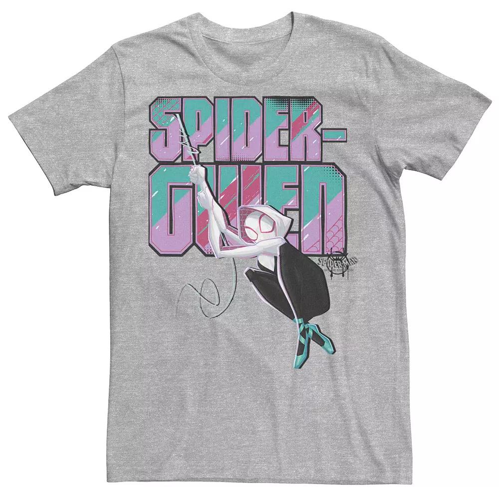 Men's Marvel Spider-Man Into The Spiderverse Gwen Swing Poster Tee,  Product Image
