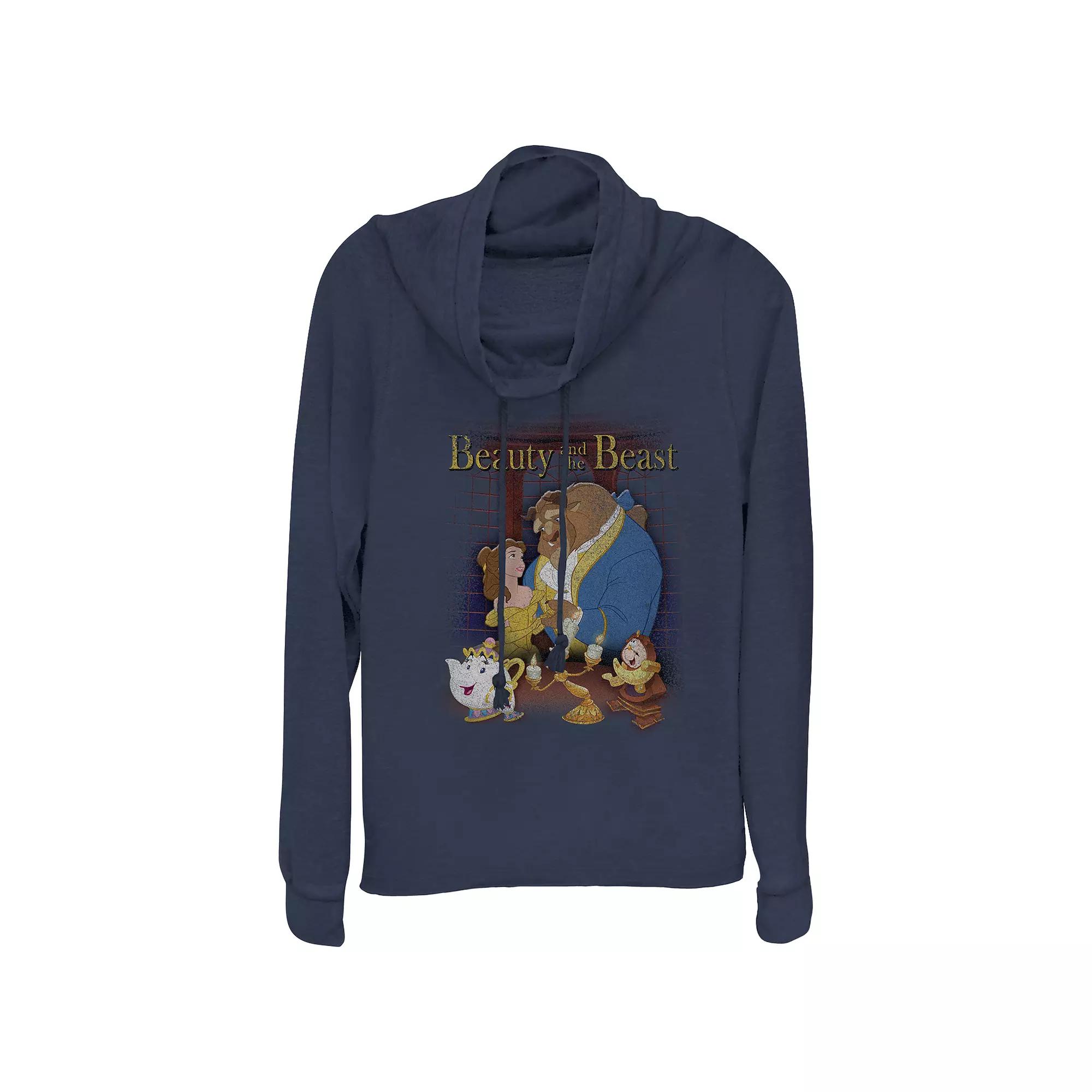 Juniors' Beetlejuice 2 Classified Ads Cowlneck Graphic Lightweight Long Sleeve, Girl's,  Product Image