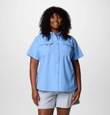 Columbia Womens PFG Bahama Short Sleeve Shirt - Plus Size- Product Image