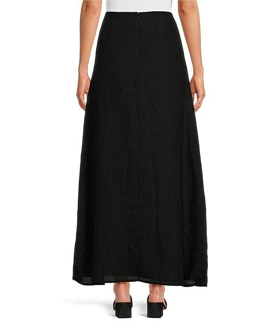 Le' AL.X Coordinating Linen A Line Maxi Skirt Product Image
