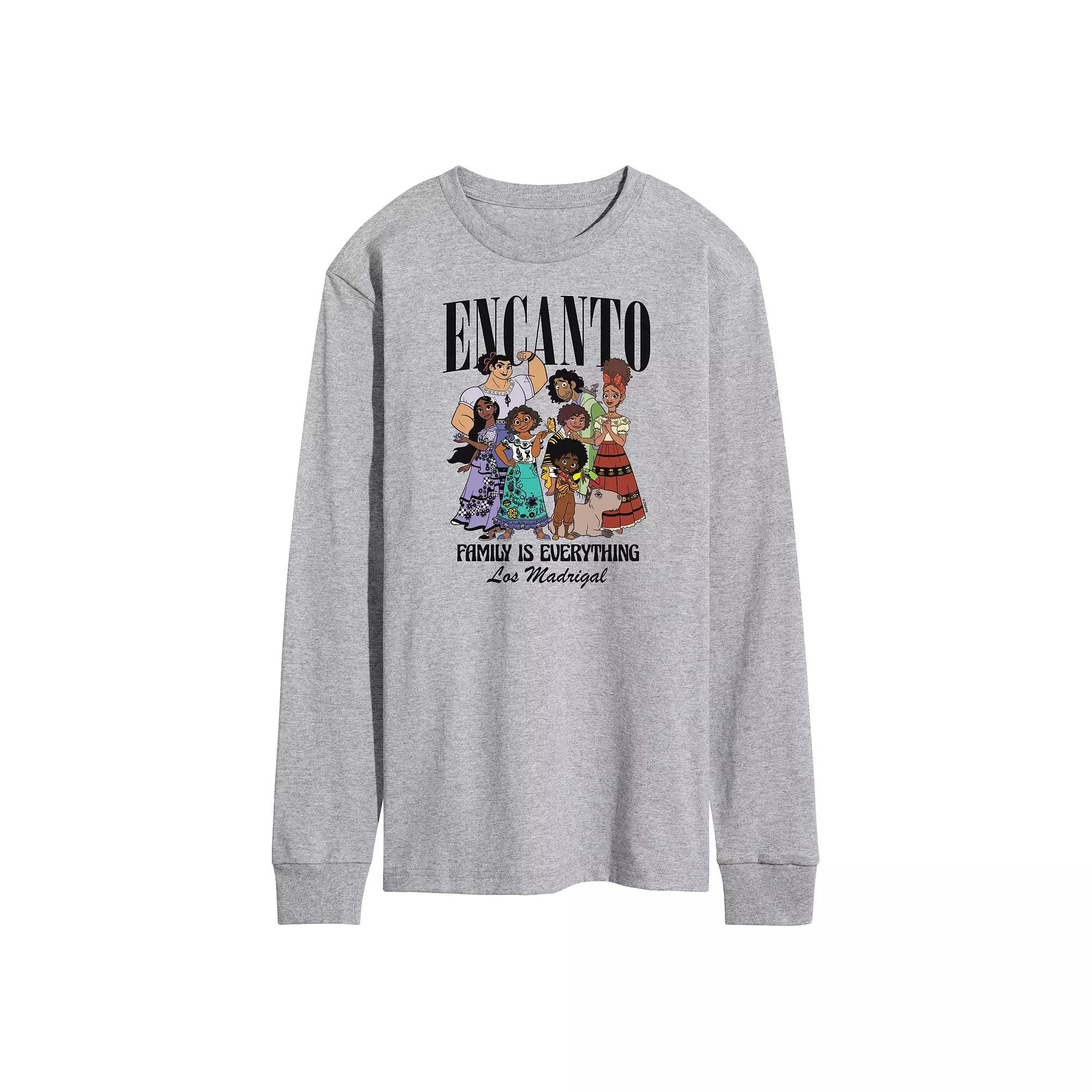 Disney's Encanto Men's Family Long Sleeve Graphic Tee,  Product Image