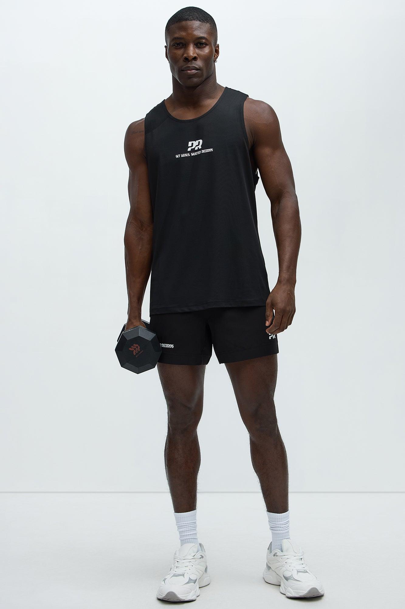 Personal Record Active Tank Top - Black Product Image