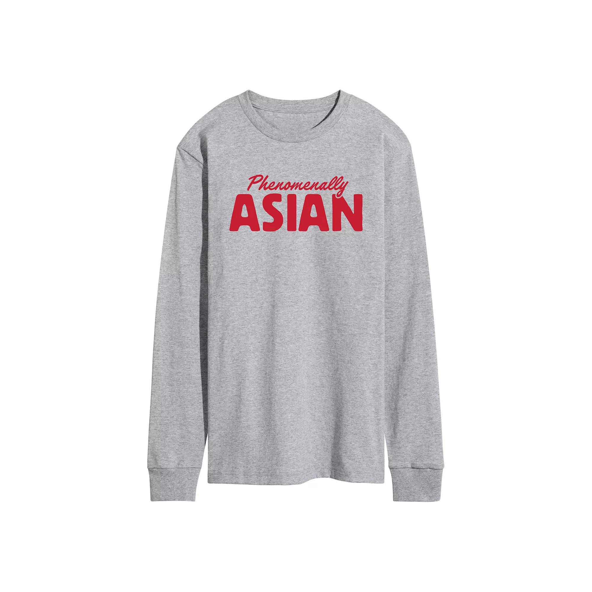 Men's Phenomenally Asian Long Sleeve Graphic Tee,  Product Image