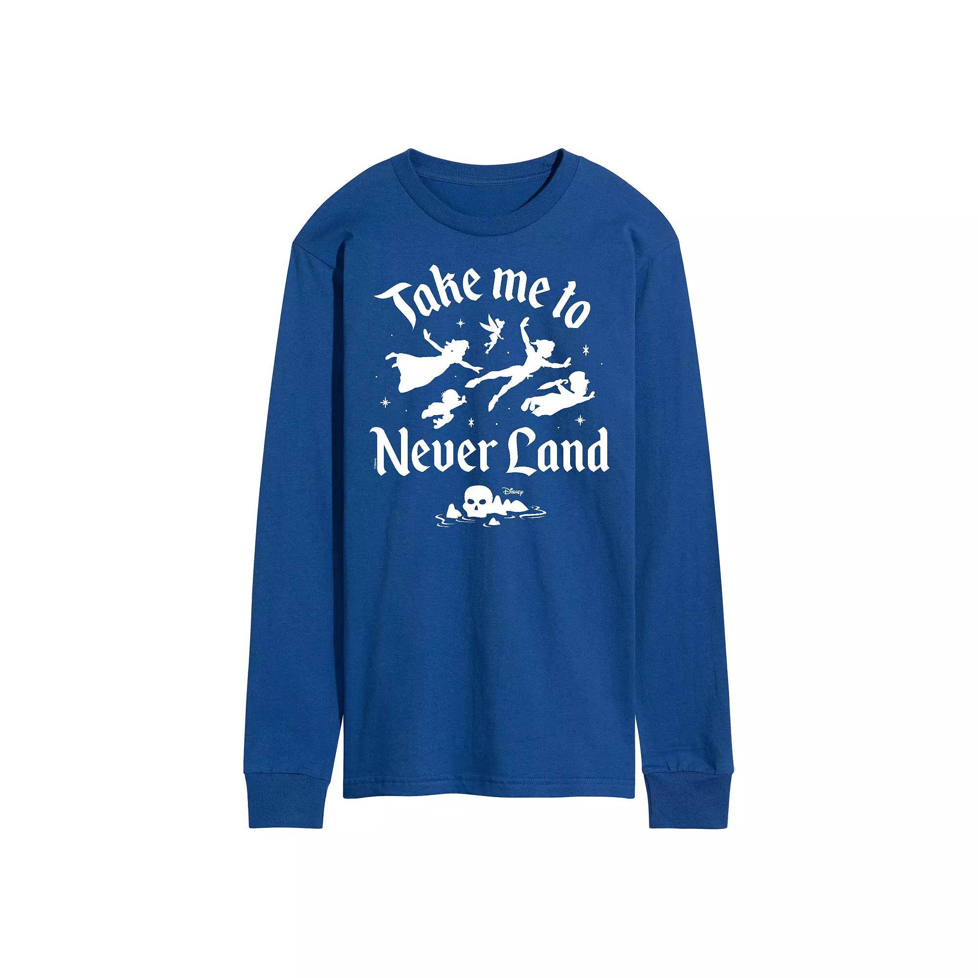 Disney's Peter Pan Men's Never Land Long Sleeve,  Product Image
