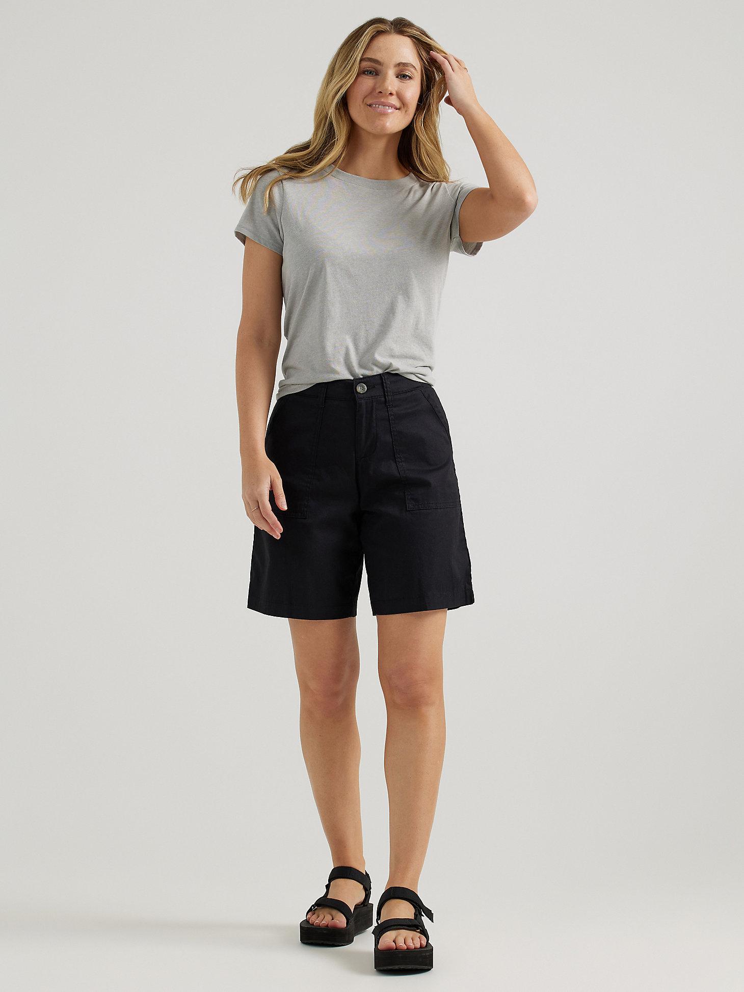 Women's Ultra Lux Comfort with Flex-To-Go Relaxed Fit Utility Bermuda | Women's Shorts | Lee® Product Image