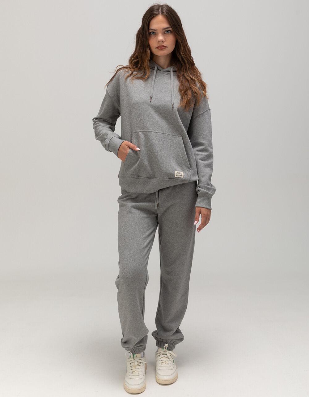 BRIXTON French Terry Womens Hoodie - HEATHER GRAY Product Image