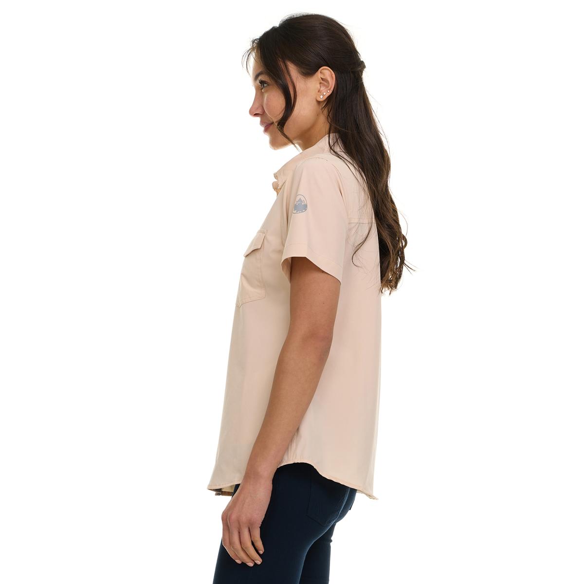 Canada Weather Gear Women's Short Sleeve Button-Up Shirt Product Image