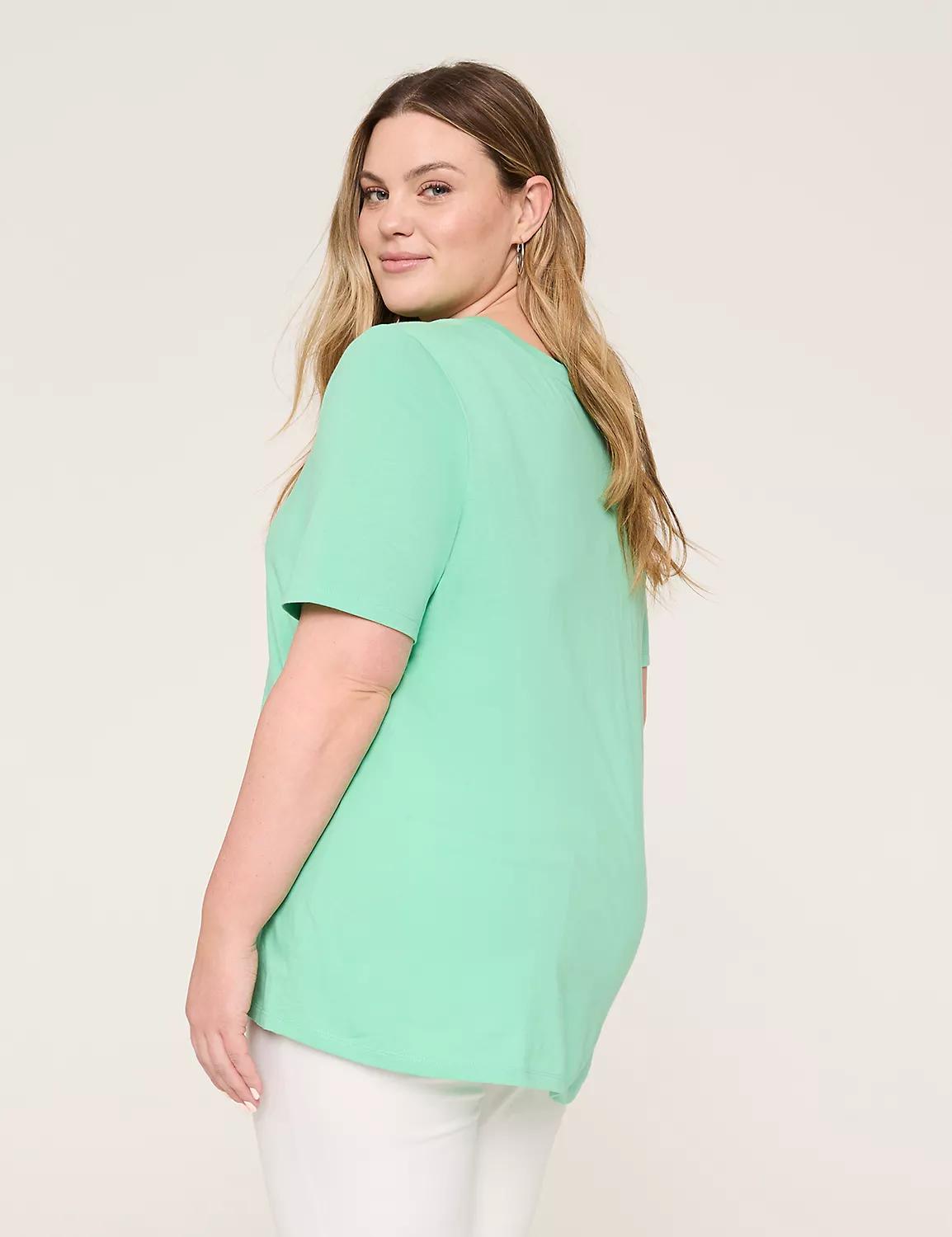 Perfect Sleeve V-Neck Tee Product Image