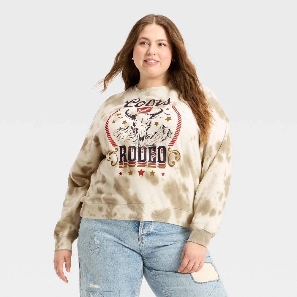 Women's Coors Rodeo Graphic Sweatshirt - Brown Product Image