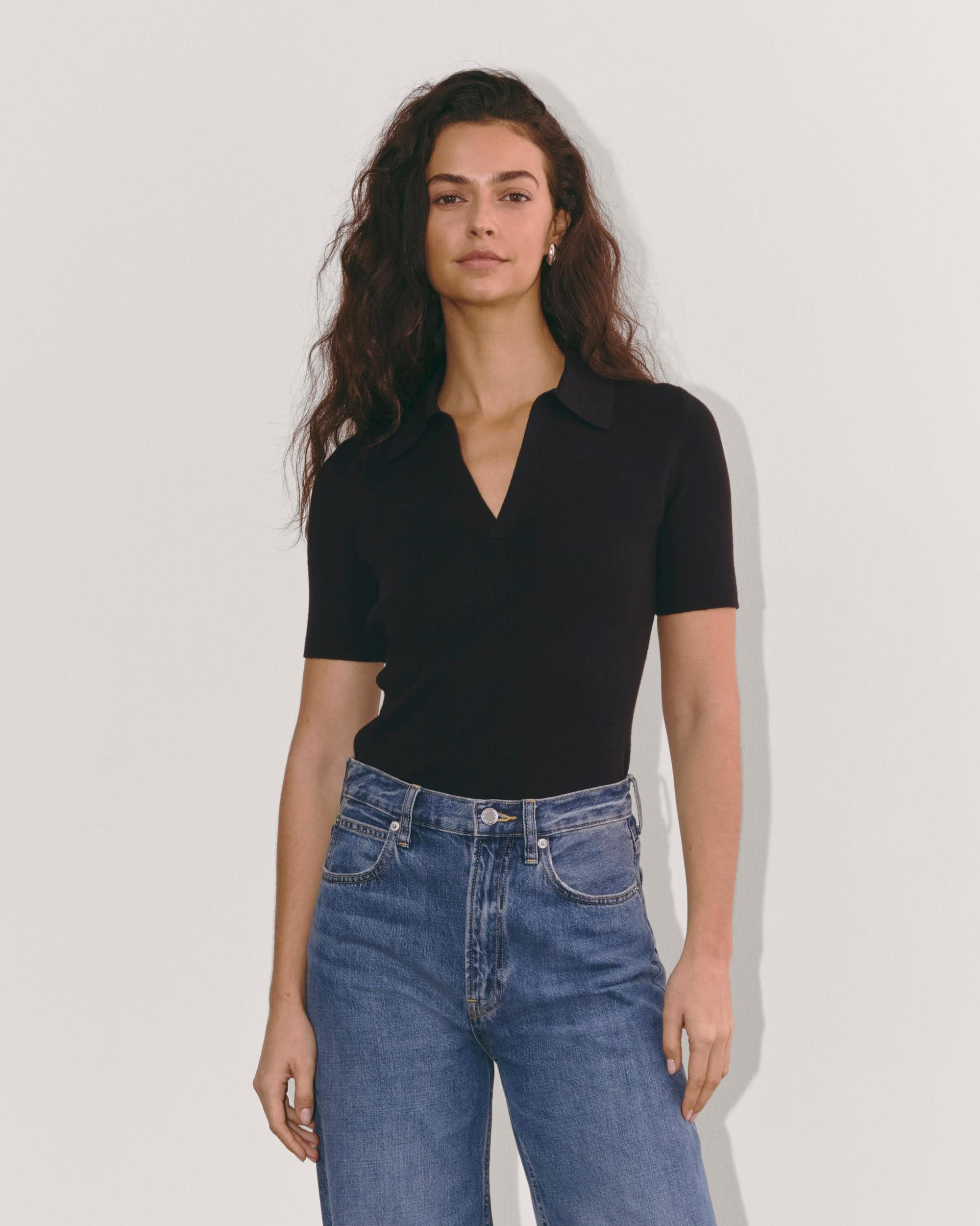 Womens Knit Polo Shirt by Everlane Product Image