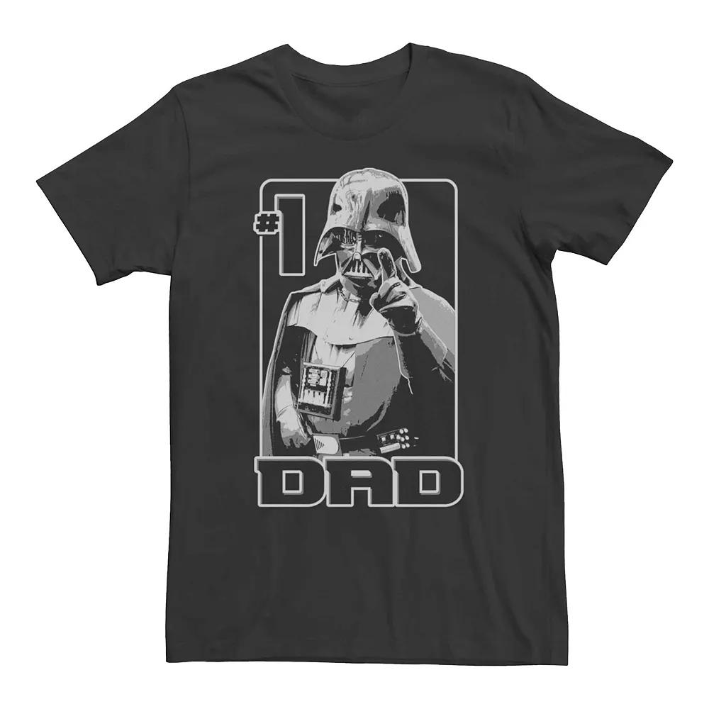 Men's Star Wars Darth Vader Number One Dad Graphic Tee,  Product Image