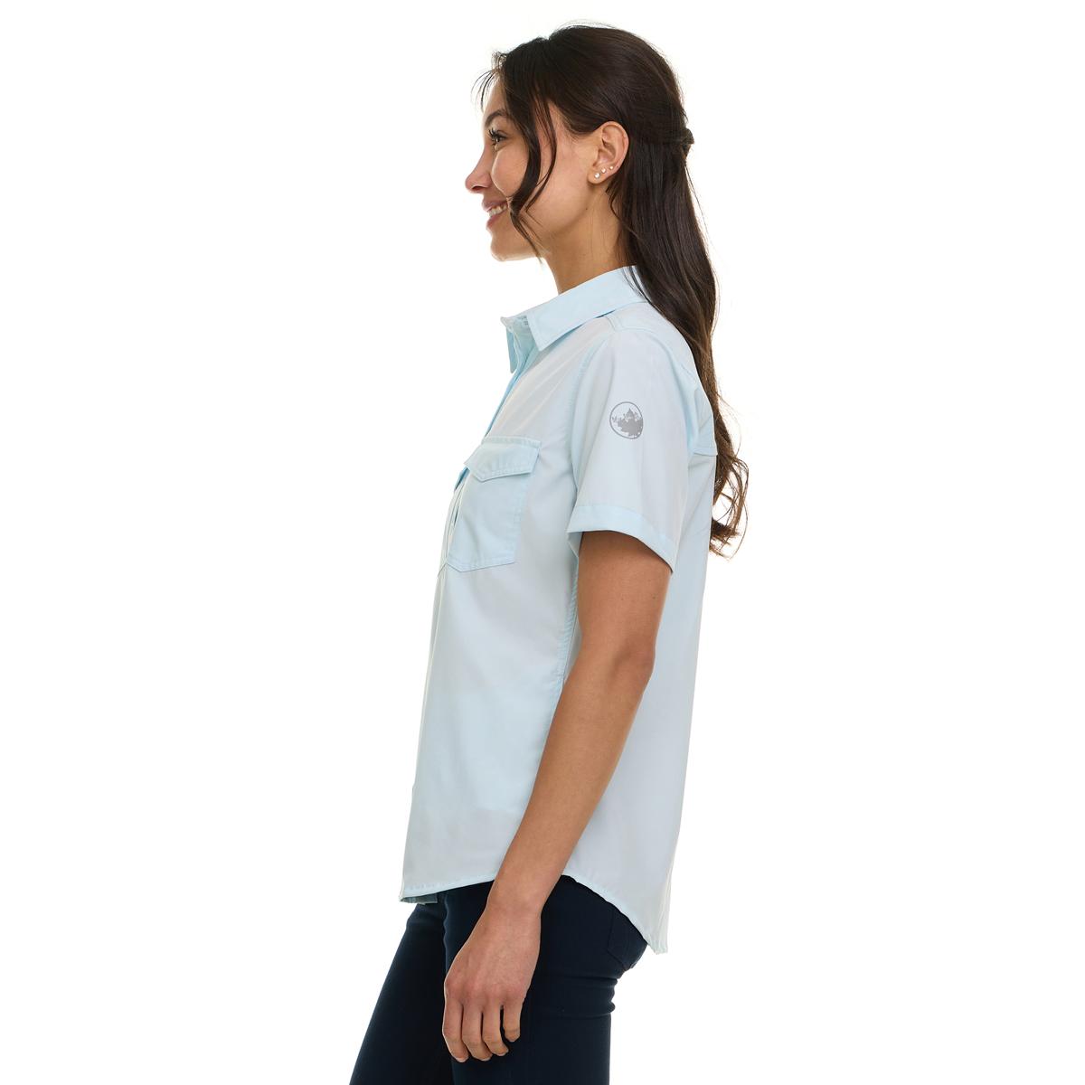 Canada Weather Gear Women's Short Sleeve Button-Up Shirt Product Image