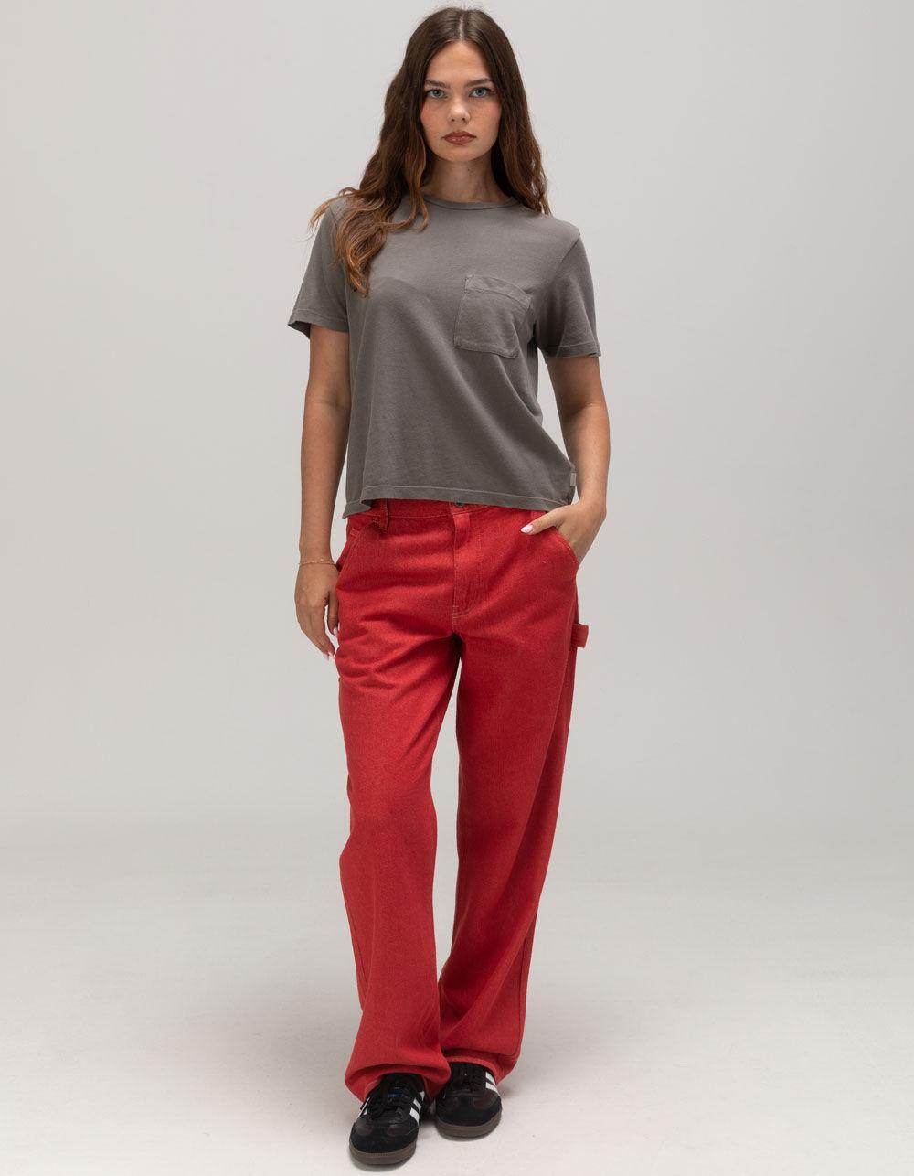 BRIXTON Carefree Womens Pocket Tee - BLACK RINSE Product Image