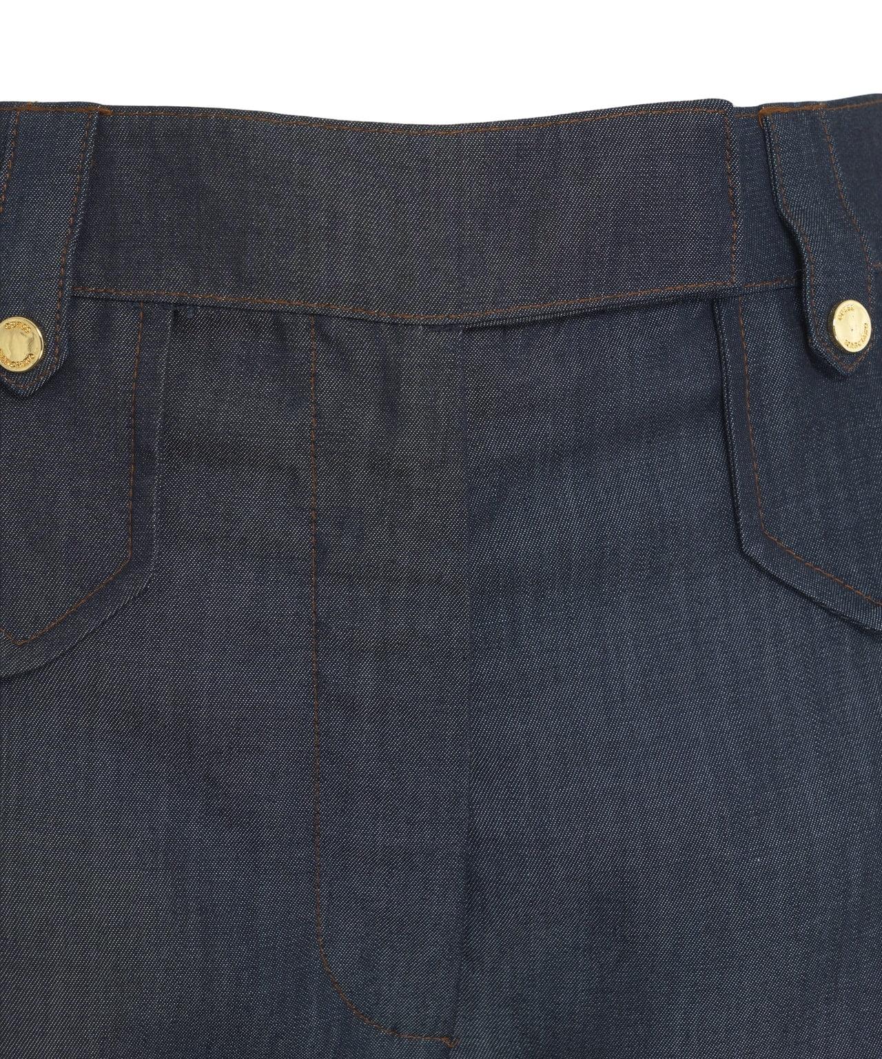 Tencel pants with loop details Product Image
