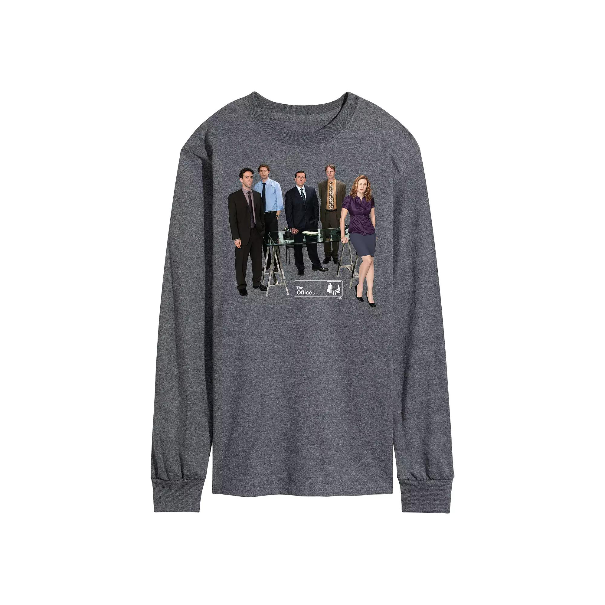 Men's The Office Cast Photo Long Sleeve Tee,  Product Image