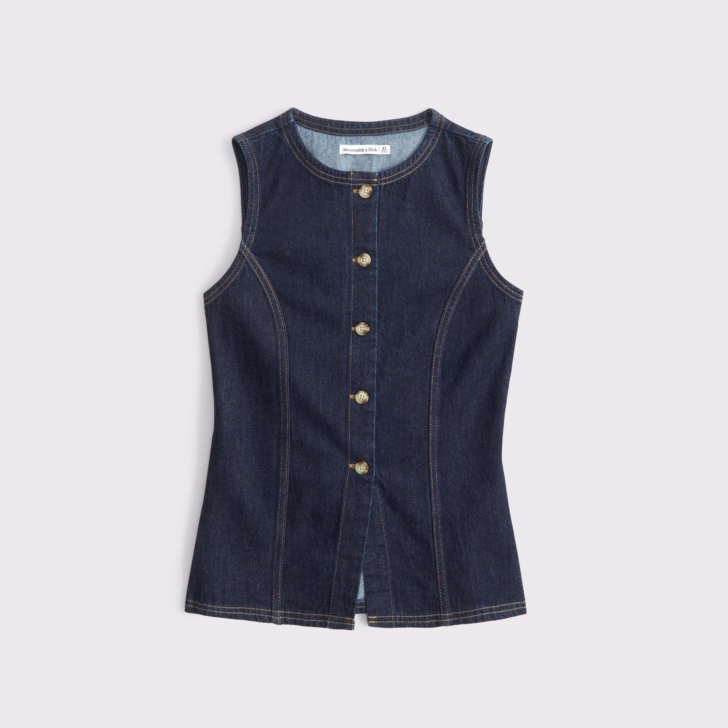 Denim Vest Product Image
