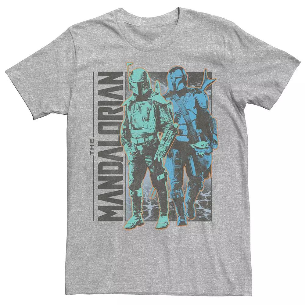 Men's Star Wars The Mandalorian Boba Fett And Grogu Graphic Tee,  Product Image
