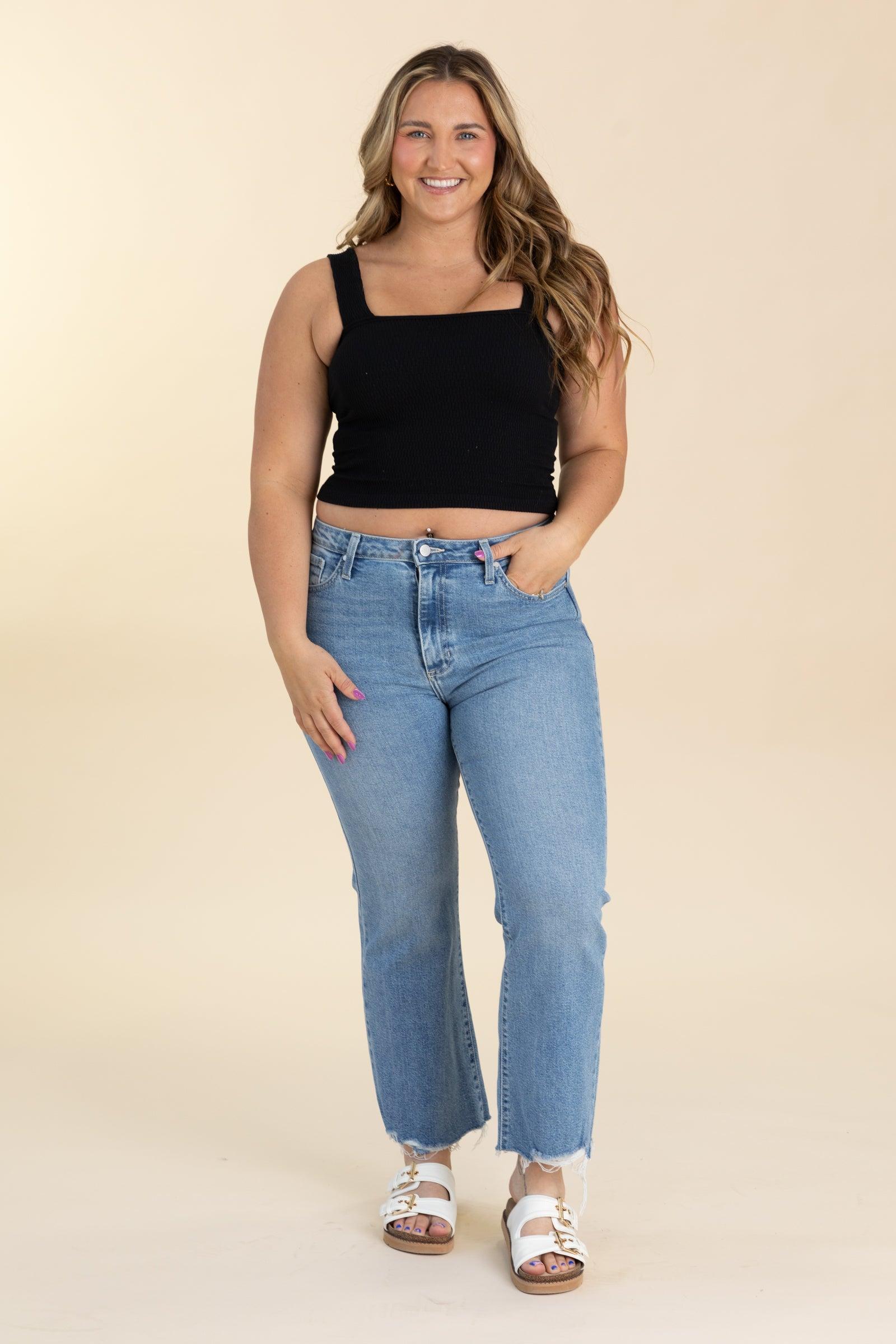 Seamless Textured Crop Tank Product Image