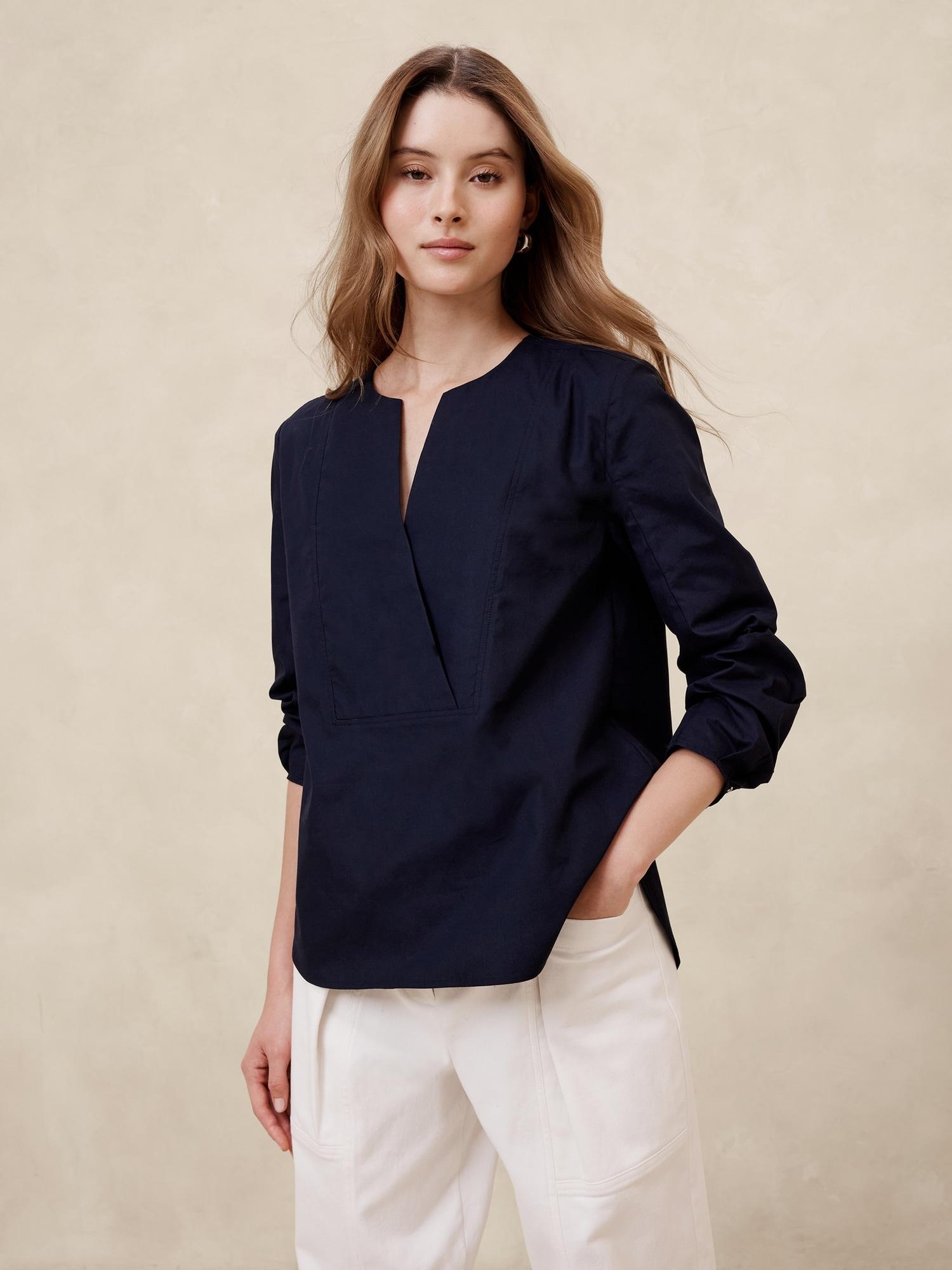Poplin Bib Shirt Product Image
