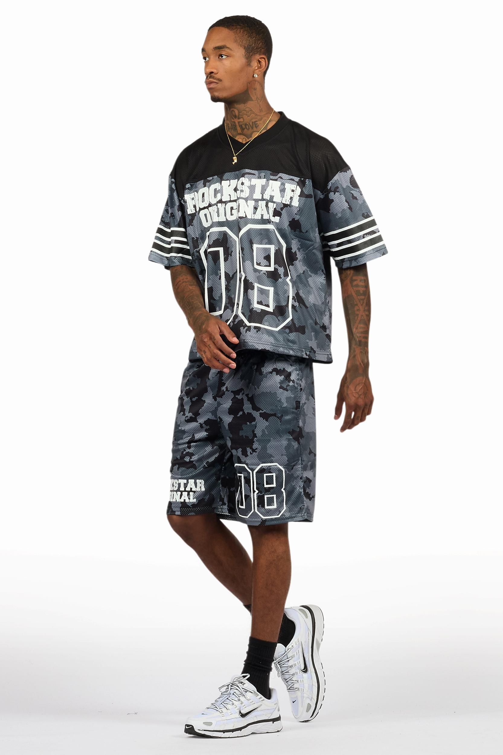 Fero Black T-Shirt/Short Set Male Product Image