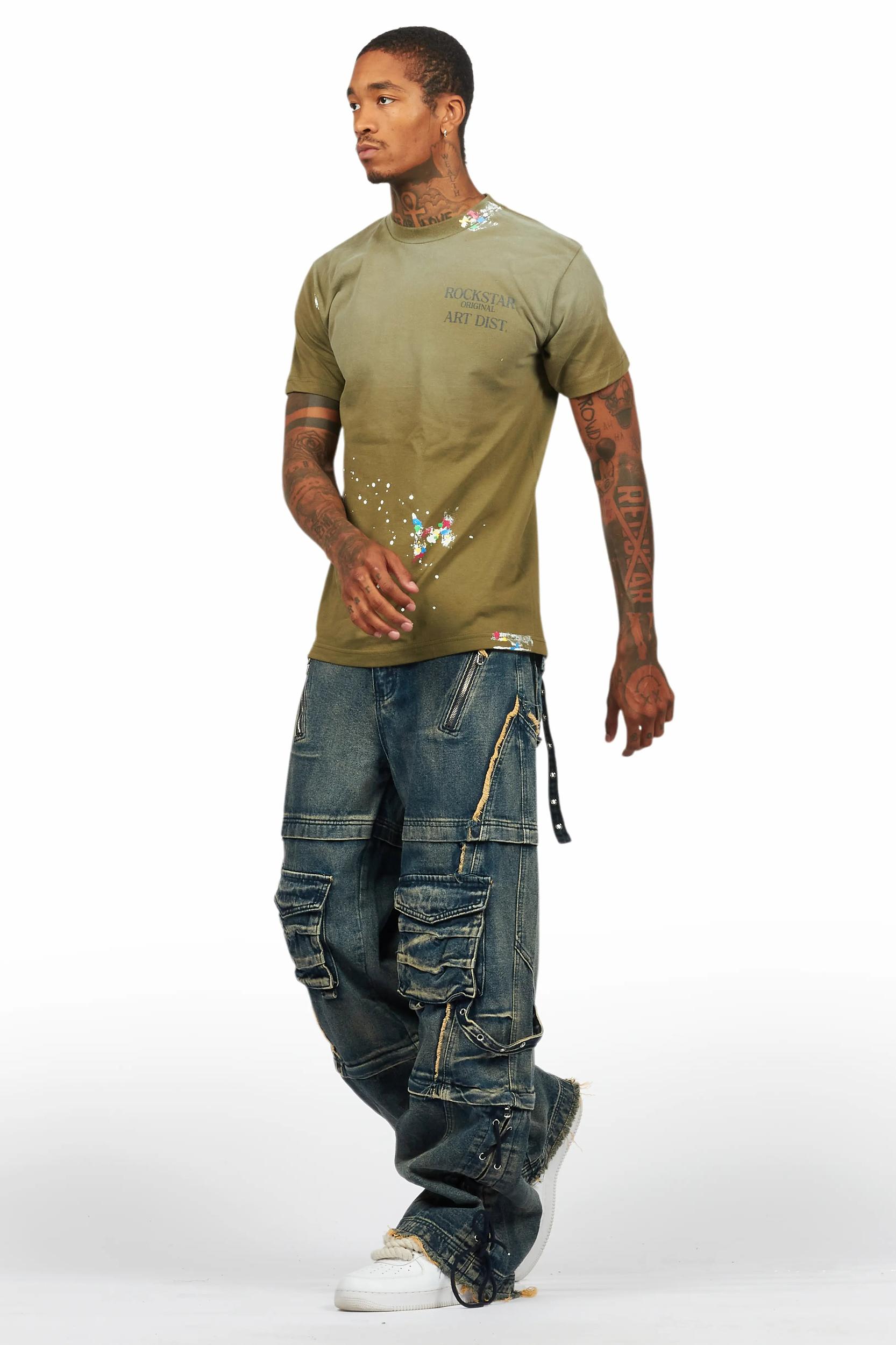 Palmer Green Graphic T-Shirt Male Product Image