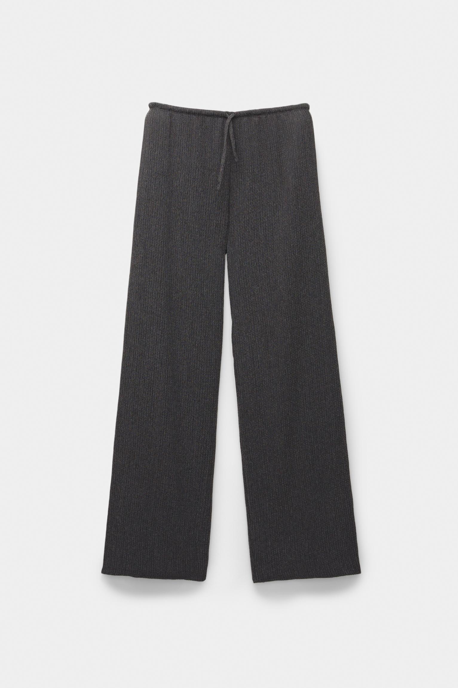 Wide-leg crepe pants Product Image