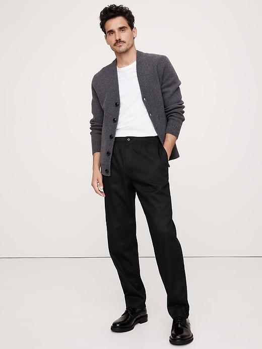 Italian Linen-Cotton Pull-On Pant Product Image