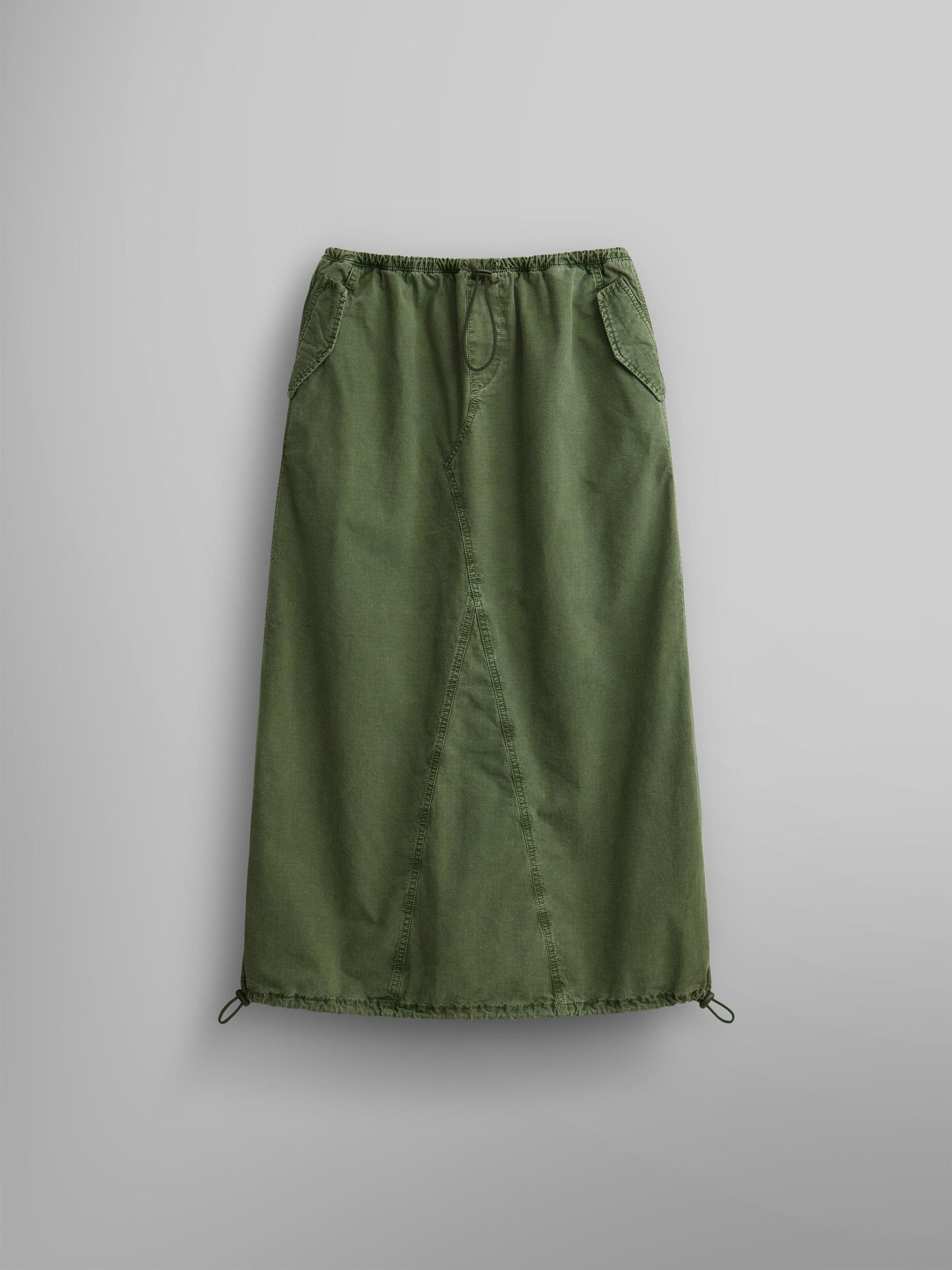 WOMEN'S DRAWCORD SKIRT (SEASONAL) - OG-107 GREEN / S Product Image