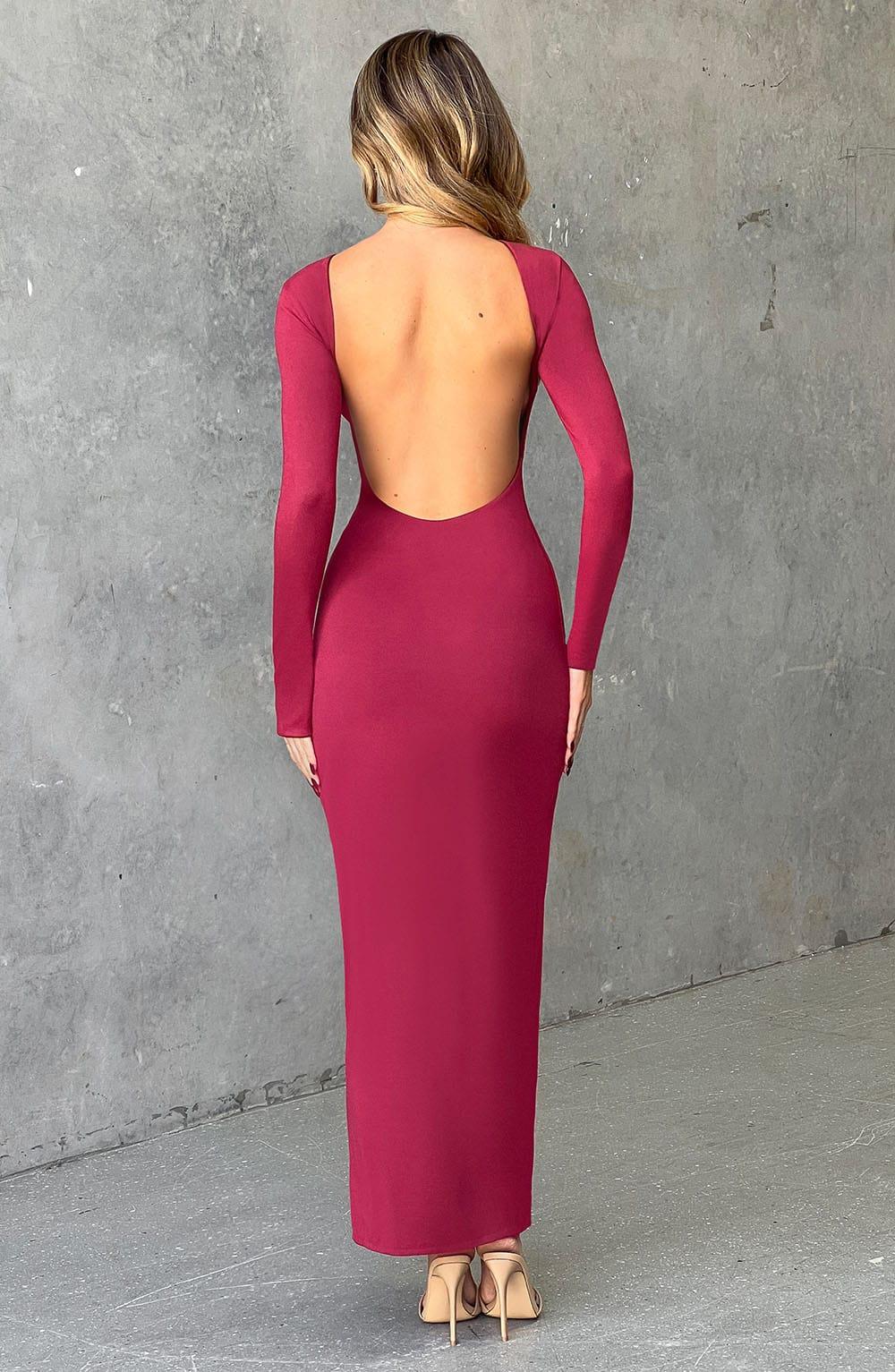 Aleena Maxi Dress - Cherry Product Image