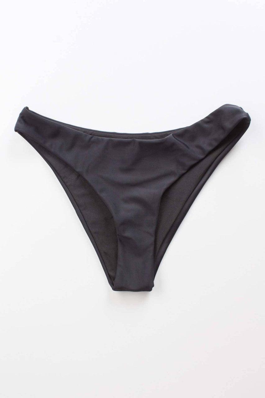 Black High Cut Bikini Bottom Product Image