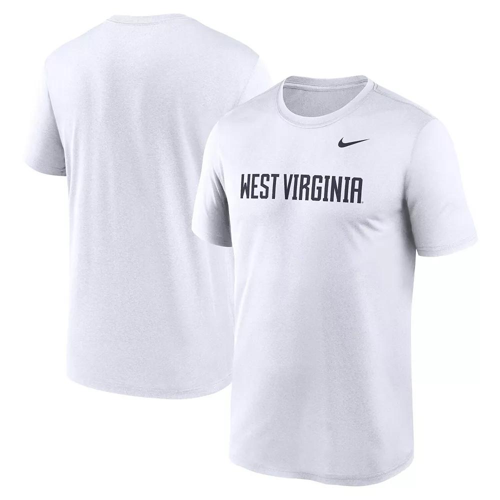 Men's Nike White West Virginia Mountaineers Primetime Legend Wordmark T-Shirt,  Product Image