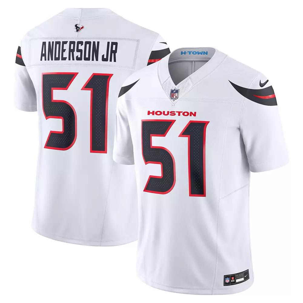 Men's Nike Will Anderson Jr. White Houston Texans Vapor F.U.S.E. Limited Jersey,  Product Image