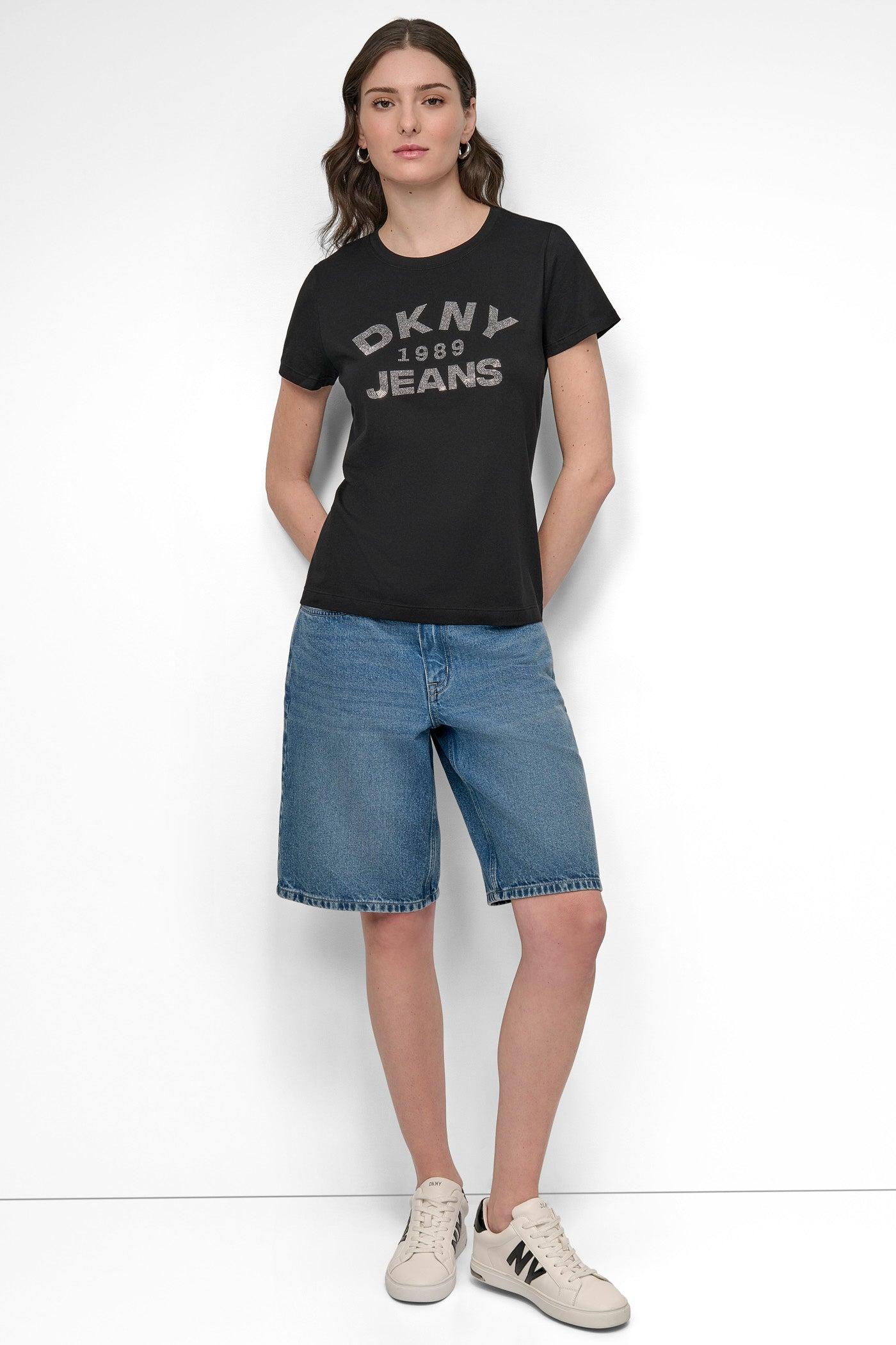 RHINESTONE LOGO TEE Product Image