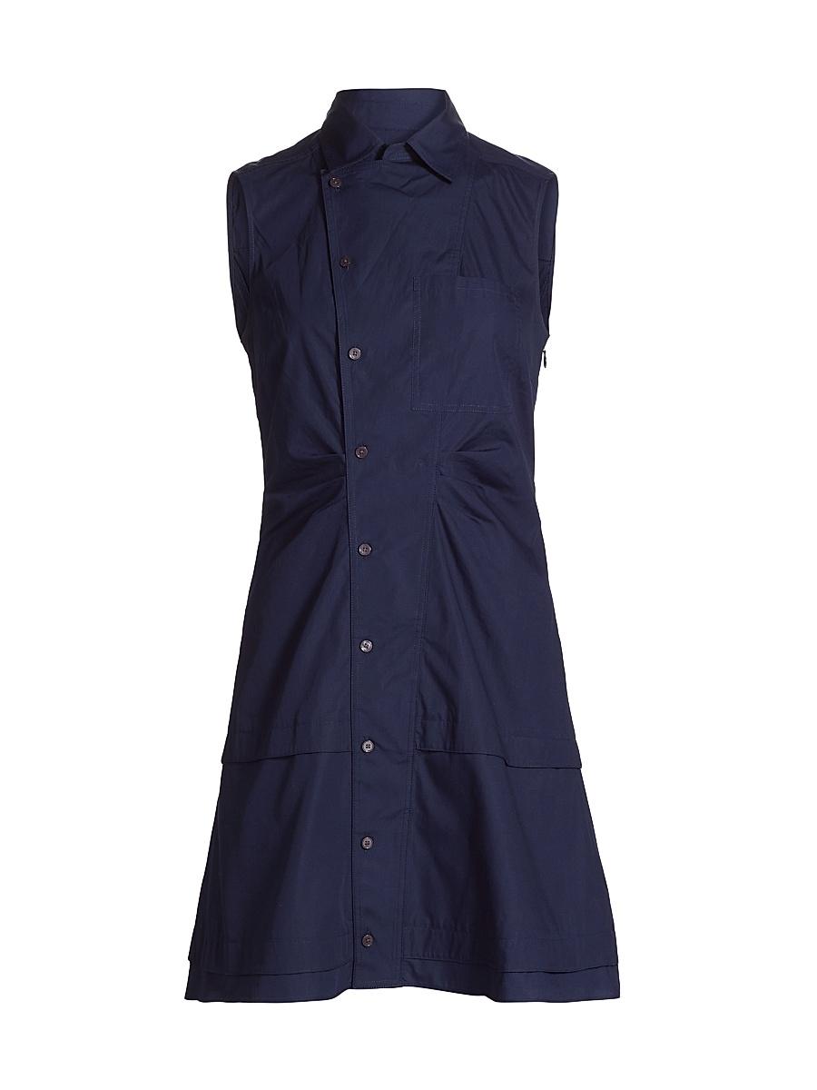 Womens Satina Mini Shirtdress Size 0 Product Image